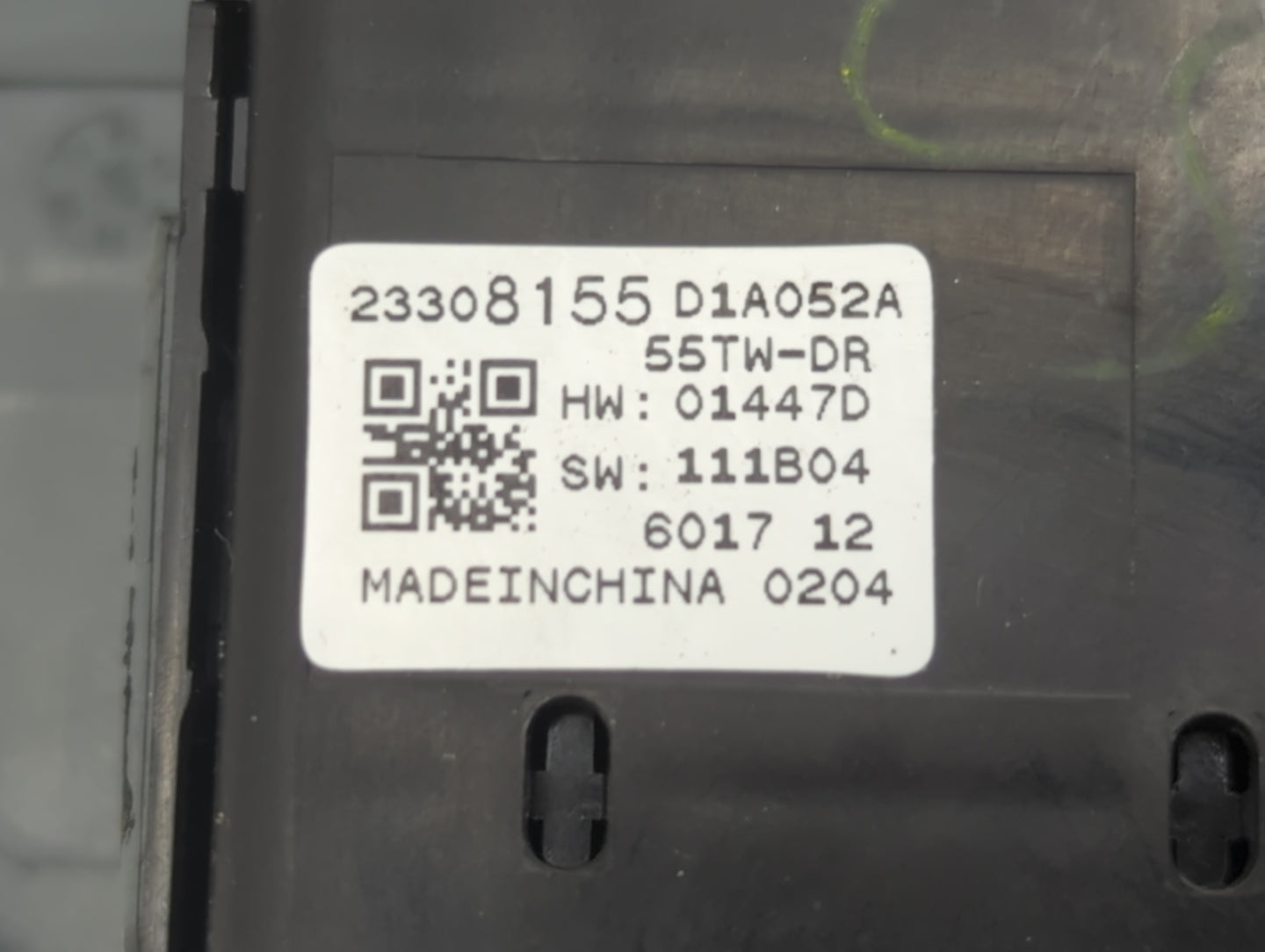 2016-2021 Chevrolet Malibu Master Power Window Switch Replacement Driver Side Left P/N:23308155 D1A052A Fits OEM Used Auto P