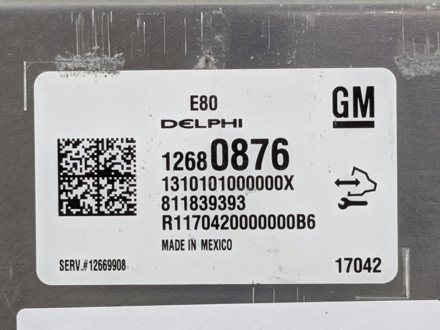 2017-2021 Chevrolet Malibu PCM Engine Control Computer ECU ECM PCU OEM P/N:12680876 12669908 Fits OEM Used Auto Parts - Oemu