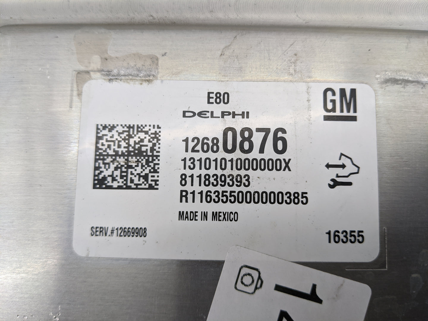 2017-2021 Chevrolet Malibu PCM Engine Control Computer ECU ECM PCU OEM P/N:12680876 12669908 Fits OEM Used Auto Parts - Oemu