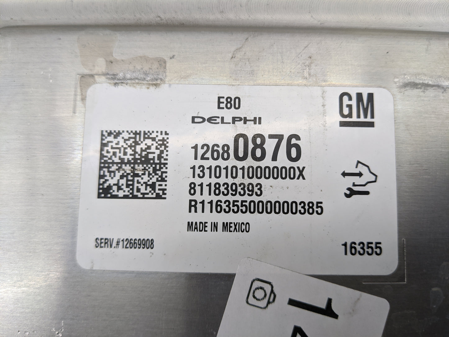 2017-2021 Chevrolet Malibu PCM Engine Control Computer ECU ECM PCU OEM P/N:12680876 12669908 Fits OEM Used Auto Parts - Oemu