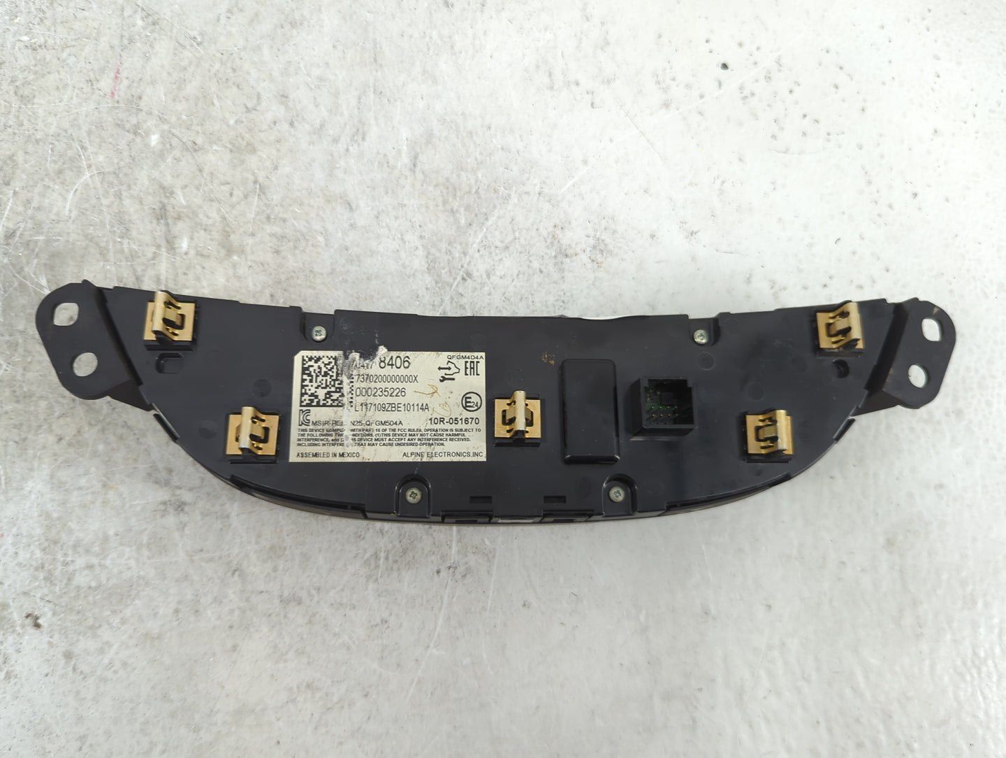 2016-2017 Chevrolet Malibu Climate Control Module Temperature AC/Heater Replacement P/N:QFGM4D4A 10R-051670 Fits Fits 2016 2