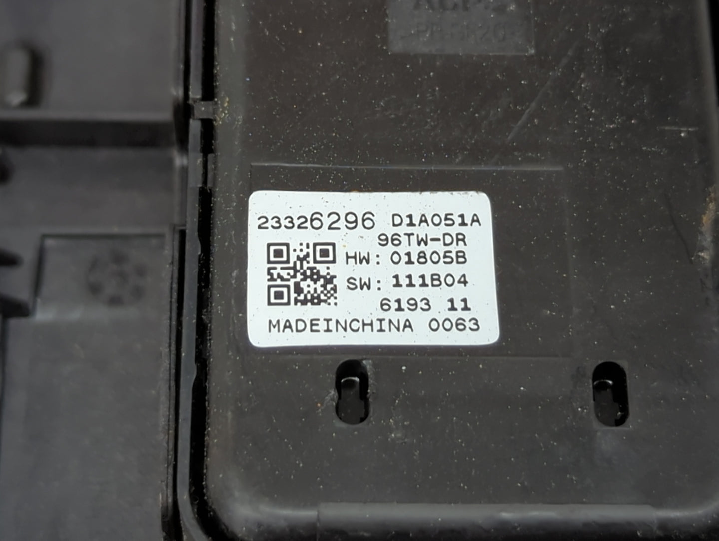 2016-2021 Chevrolet Malibu Master Power Window Switch Replacement Driver Side Left P/N:23326296 D1A051A Fits OEM Used Auto P