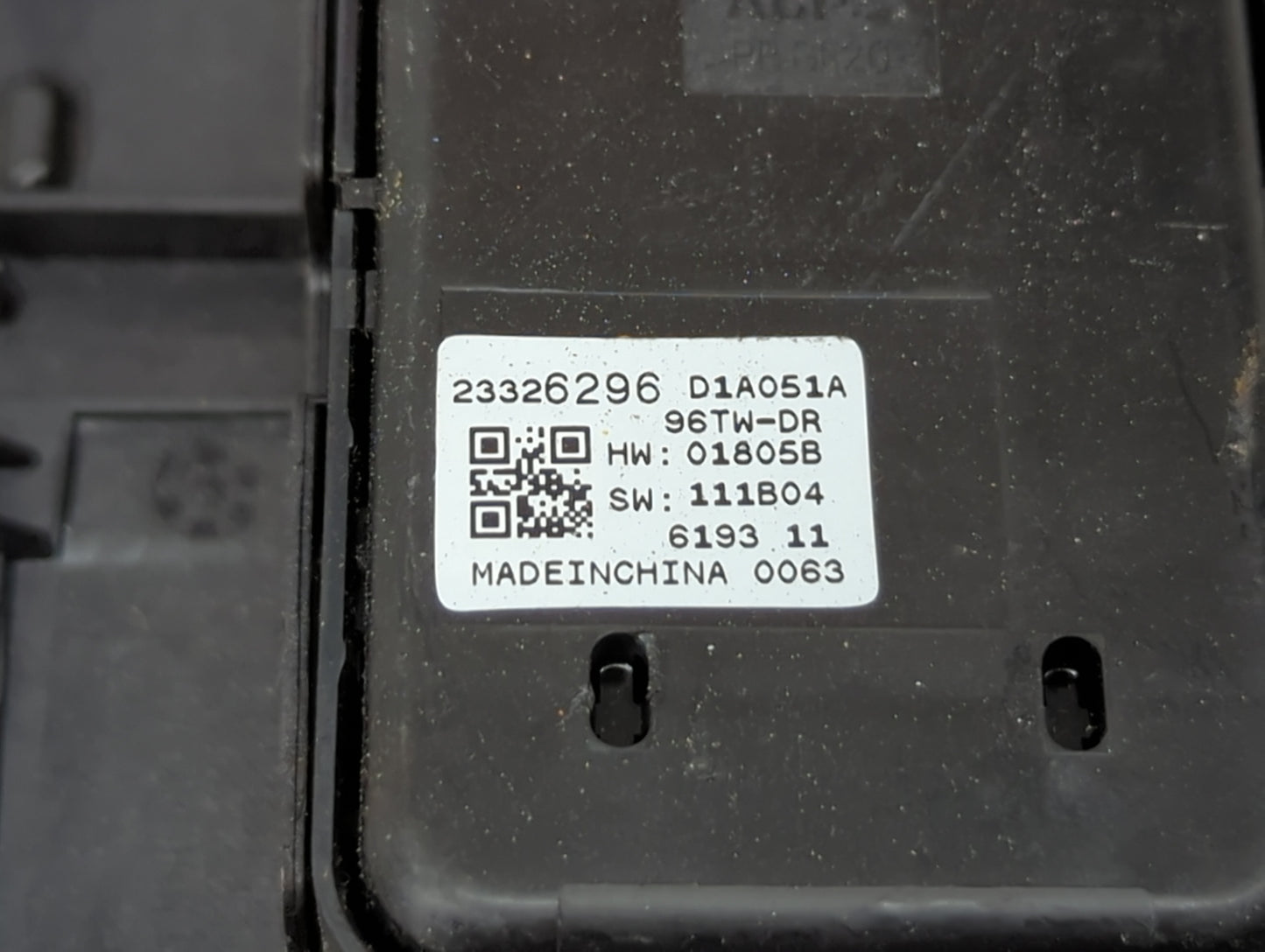 2016-2021 Chevrolet Malibu Master Power Window Switch Replacement Driver Side Left P/N:23326296 D1A051A Fits OEM Used Auto P