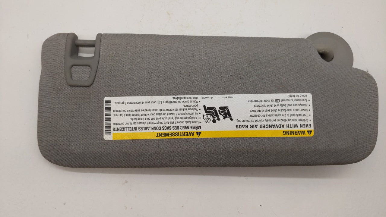 2016-2019 Chevrolet Malibu Sun Visor Shade Replacement Driver Left Mirror Fits Fits 2016 2017 2018 2019 OEM Used Auto Parts 