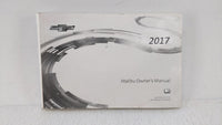 2017 Chevrolet Malibu Owners Manual Book Guide OEM Used Auto Parts - Oemusedautoparts1.com