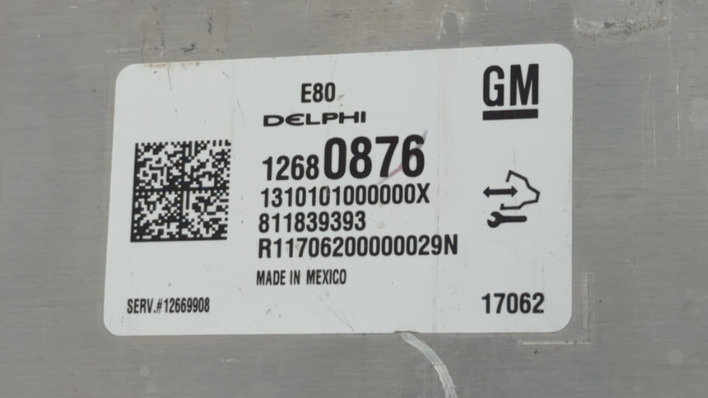 2017-2018 Chevrolet Malibu PCM Engine Control Computer ECU ECM PCU OEM P/N:12687467 12696201, 12692038 Fits Fits 2017 2018 2