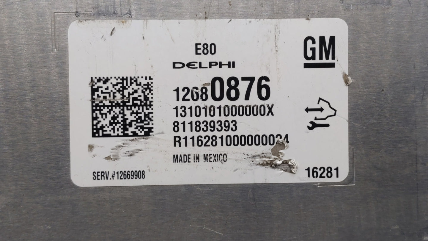 2017-2018 Chevrolet Malibu PCM Engine Control Computer ECU ECM PCU OEM P/N:12692812 12687467, 12696201 Fits Fits 2017 2018 2