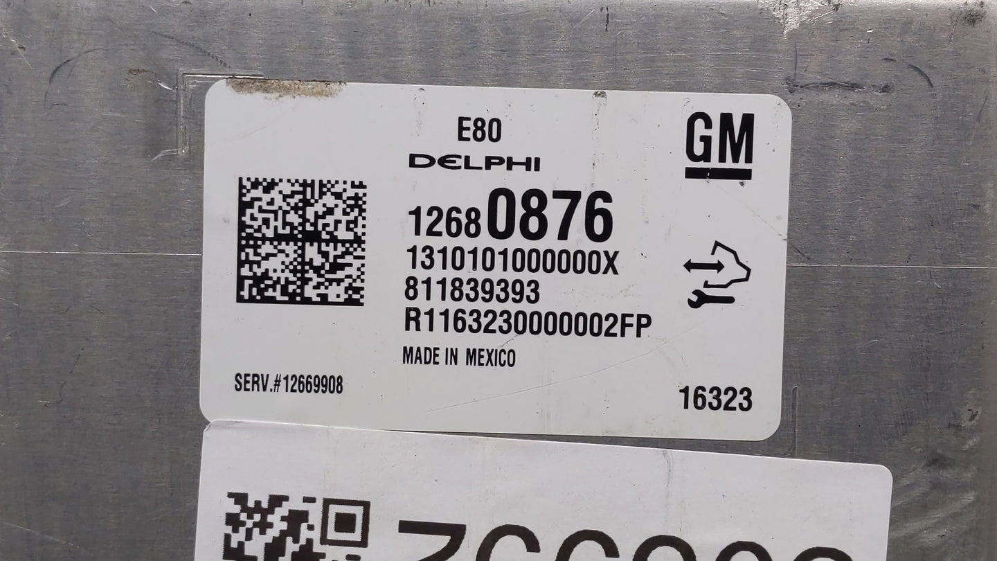 2017-2018 Chevrolet Malibu PCM Engine Control Computer ECU ECM PCU OEM P/N:12692812 12687467, 12696201 Fits Fits 2017 2018 2