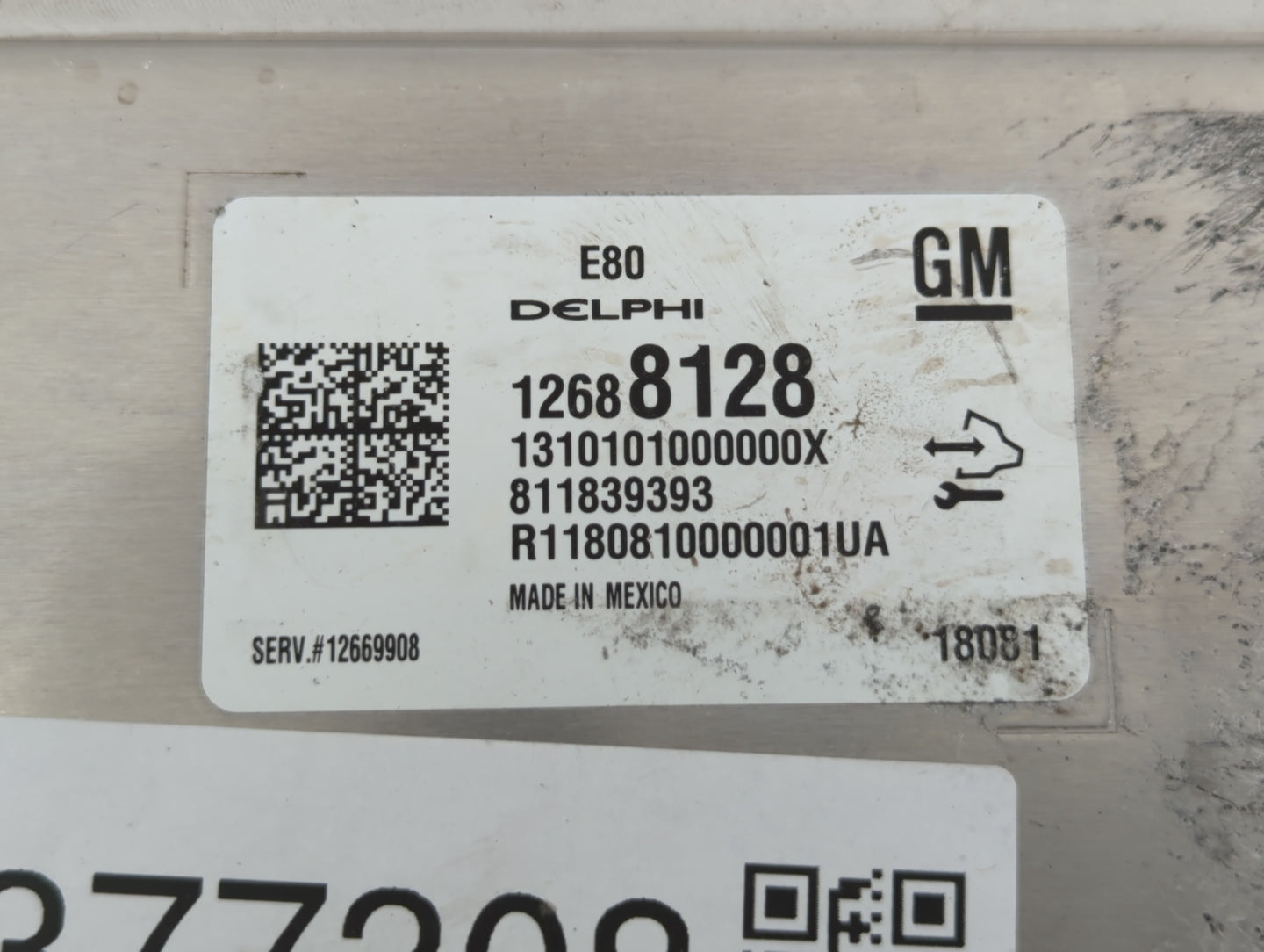 2017-2018 Chevrolet Malibu PCM Engine Control Computer ECU ECM PCU OEM P/N:12688128 Fits Fits 2017 2018 2019 OEM Used Auto P