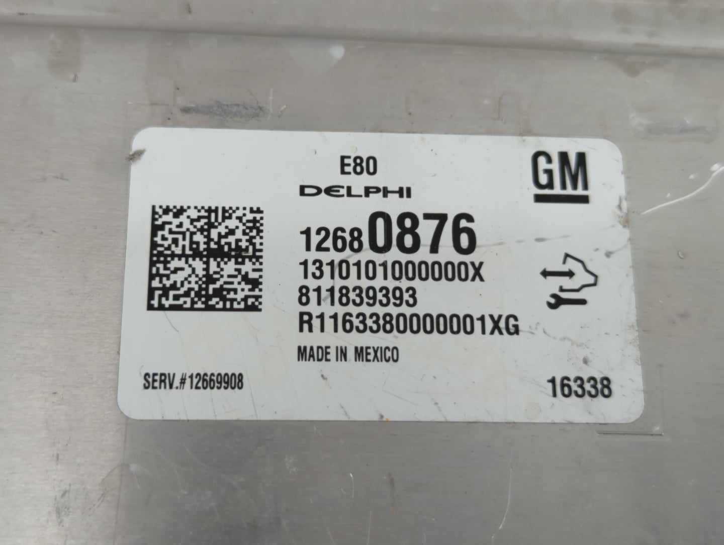 2017 Chevrolet Malibu PCM Engine Control Computer ECU ECM PCU OEM P/N:12680876 12688128 Fits Fits 2018 OEM Used Auto Parts -