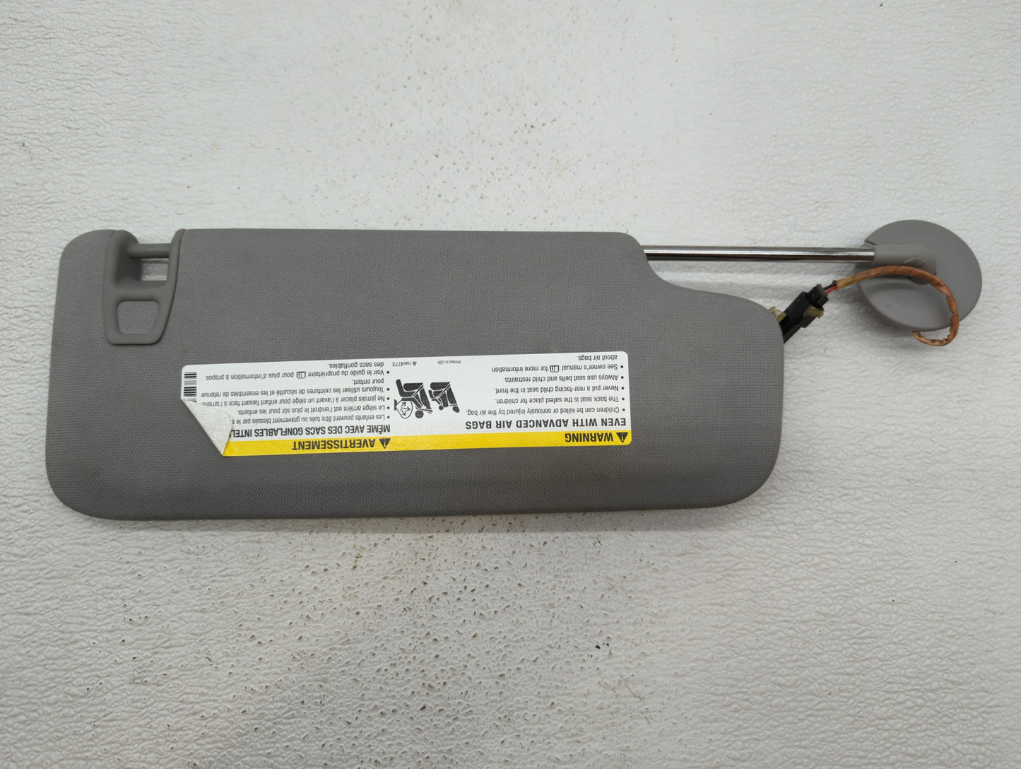 2016-2019 Chevrolet Malibu Sun Visor Shade Replacement Driver Left Mirror Fits Fits 2016 2017 2018 2019 OEM Used Auto Parts 