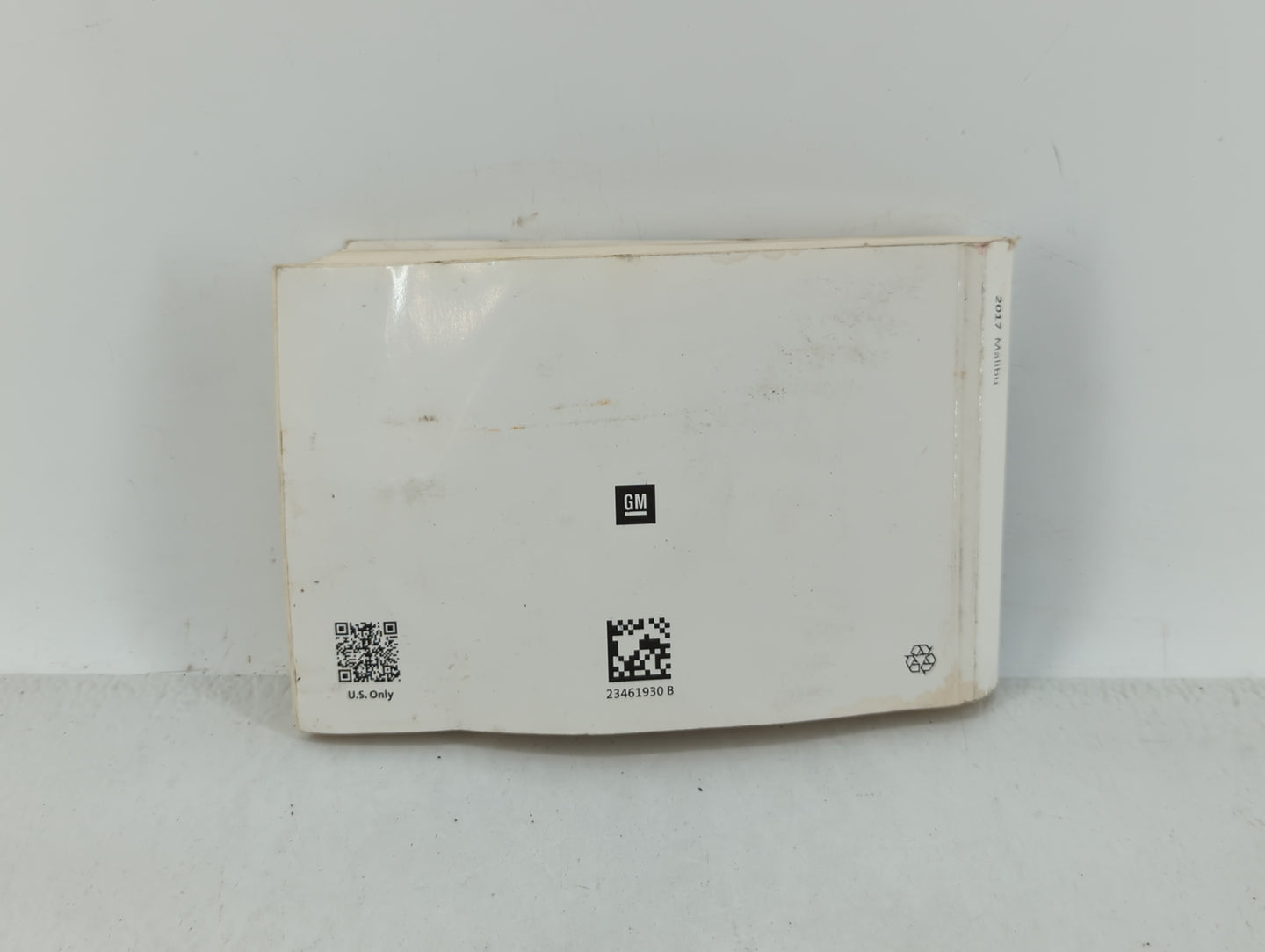 2017 Chevrolet Malibu Owners Manual Book Guide OEM Used Auto Parts - Oemusedautoparts1.com