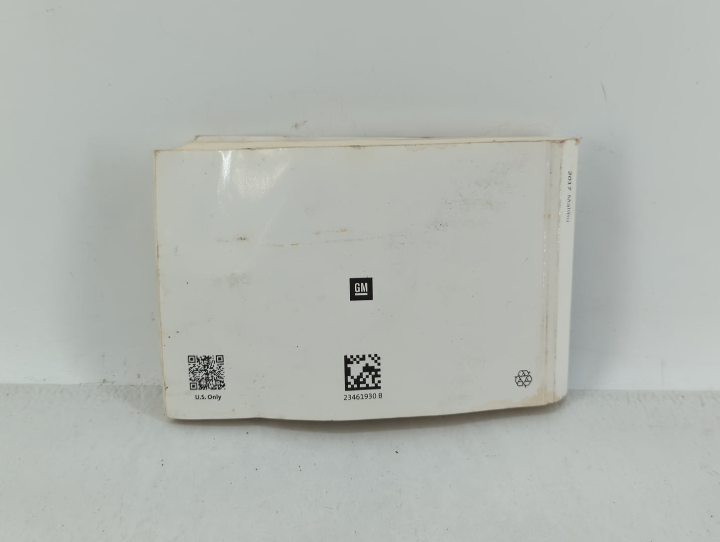 2017 Chevrolet Malibu Owners Manual Book Guide OEM Used Auto Parts - Oemusedautoparts1.com