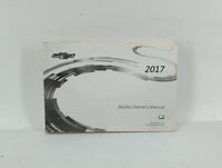 2017 Chevrolet Malibu Owners Manual Book Guide OEM Used Auto Parts - Oemusedautoparts1.com