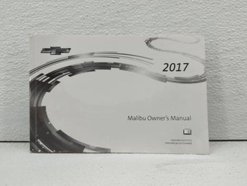 2017 Chevrolet Malibu Owners Manual Book Guide OEM Used Auto Parts - Oemusedautoparts1.com