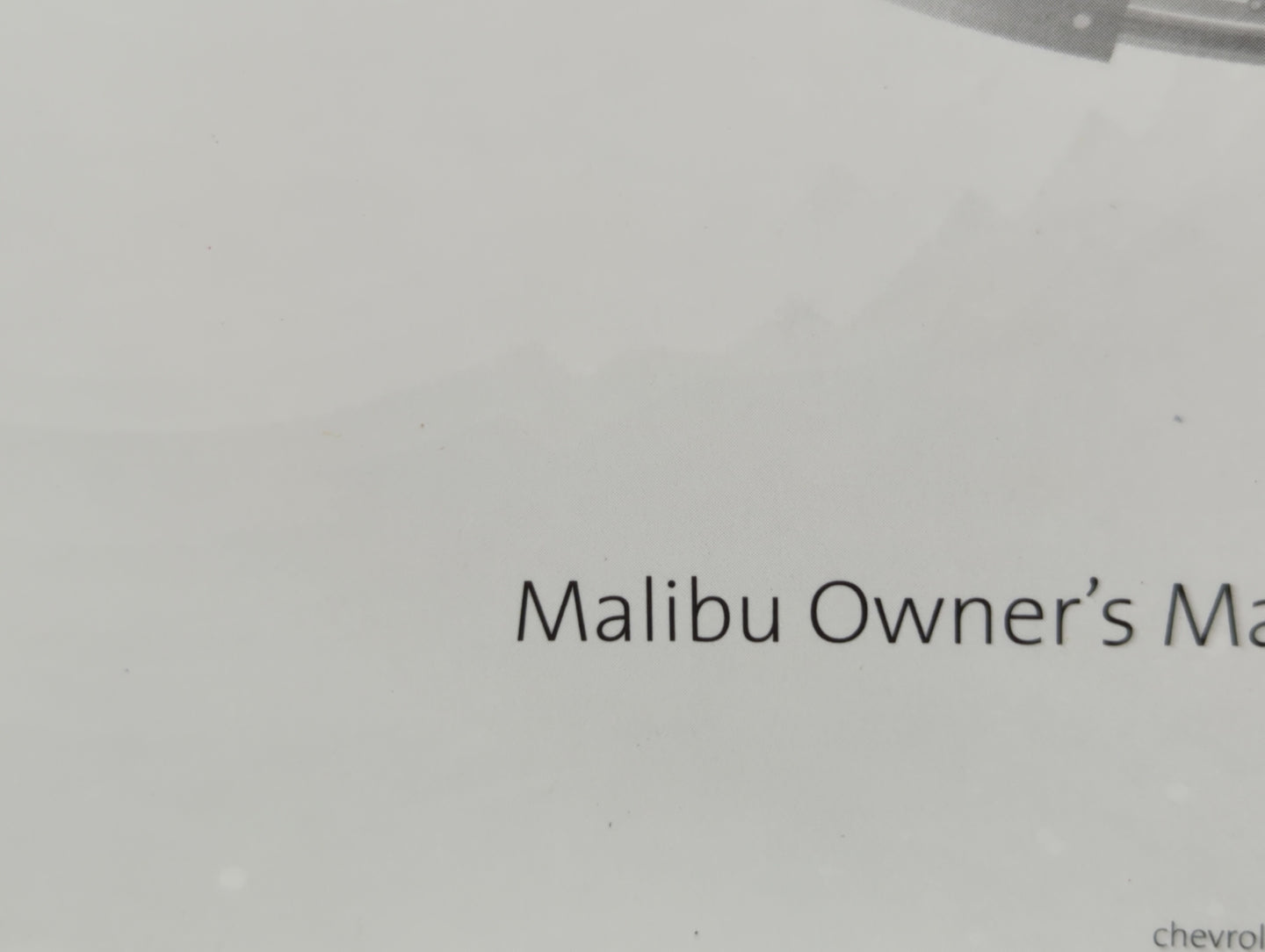2017 Chevrolet Malibu Owners Manual Book Guide OEM Used Auto Parts - Oemusedautoparts1.com