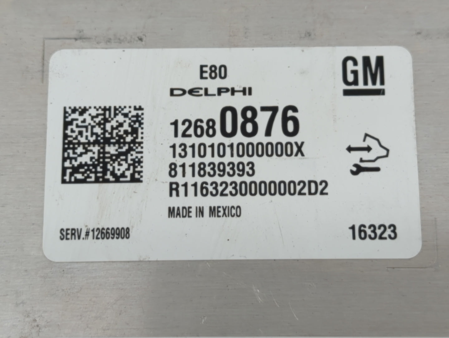 2017-2021 Chevrolet Malibu PCM Engine Control Computer ECU ECM PCU OEM P/N:12669908 12680876 Fits OEM Used Auto Parts - Oemu