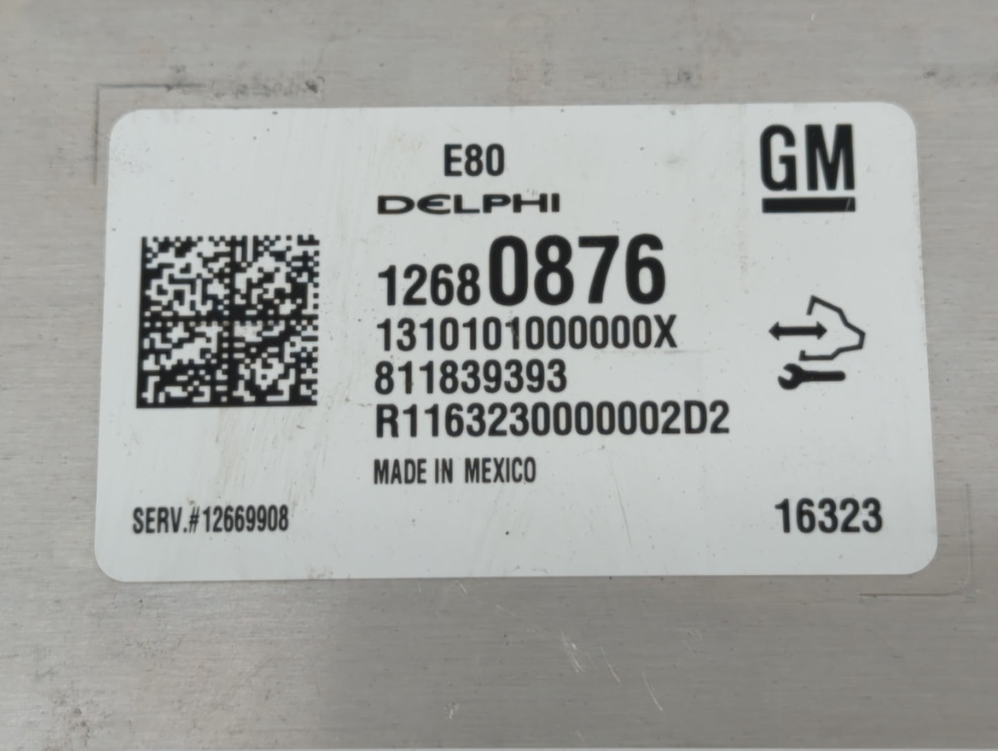 2017-2021 Chevrolet Malibu PCM Engine Control Computer ECU ECM PCU OEM P/N:12669908 12680876 Fits OEM Used Auto Parts - Oemu