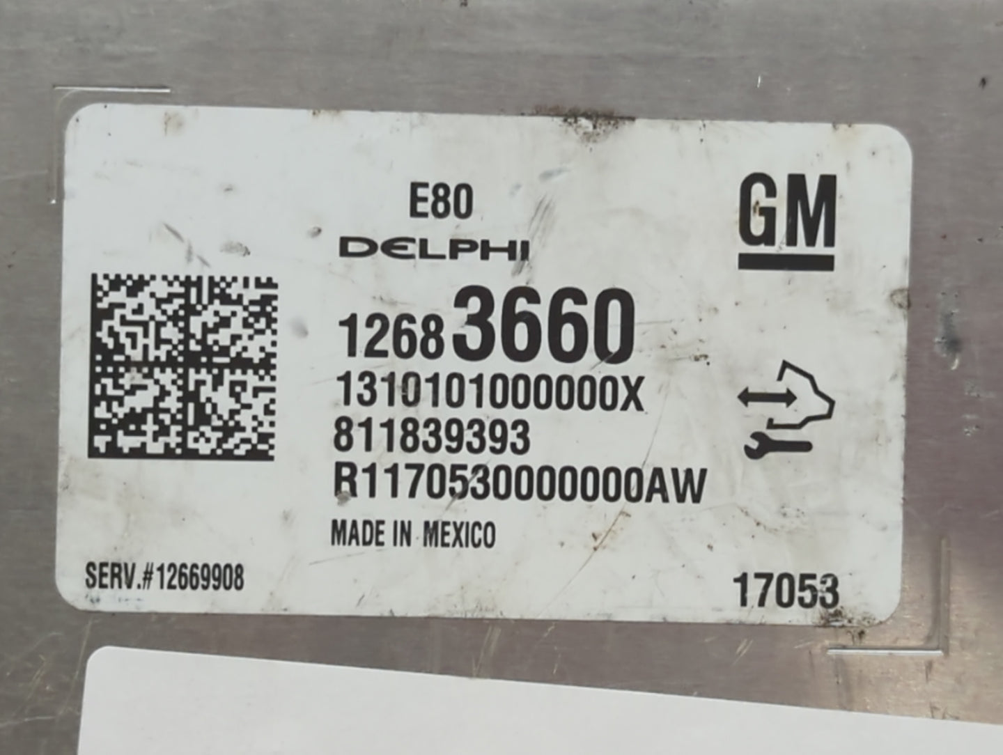 2017-2021 Chevrolet Malibu PCM Engine Control Computer ECU ECM PCU OEM P/N:12669908 12683660 Fits OEM Used Auto Parts - Oemu