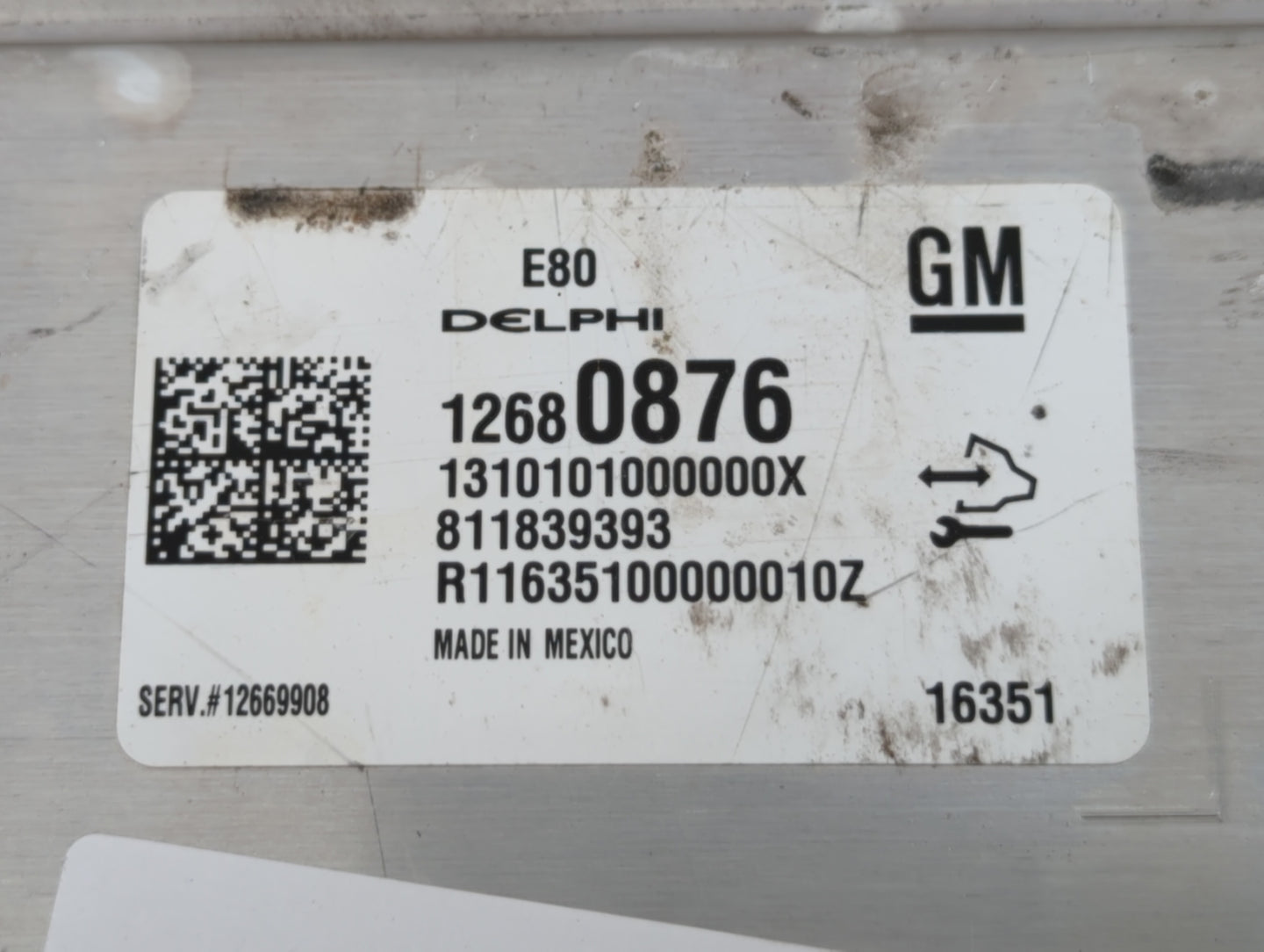 2017-2021 Chevrolet Malibu PCM Engine Control Computer ECU ECM PCU OEM P/N:12691559 12694511 Fits OEM Used Auto Parts - Oemu