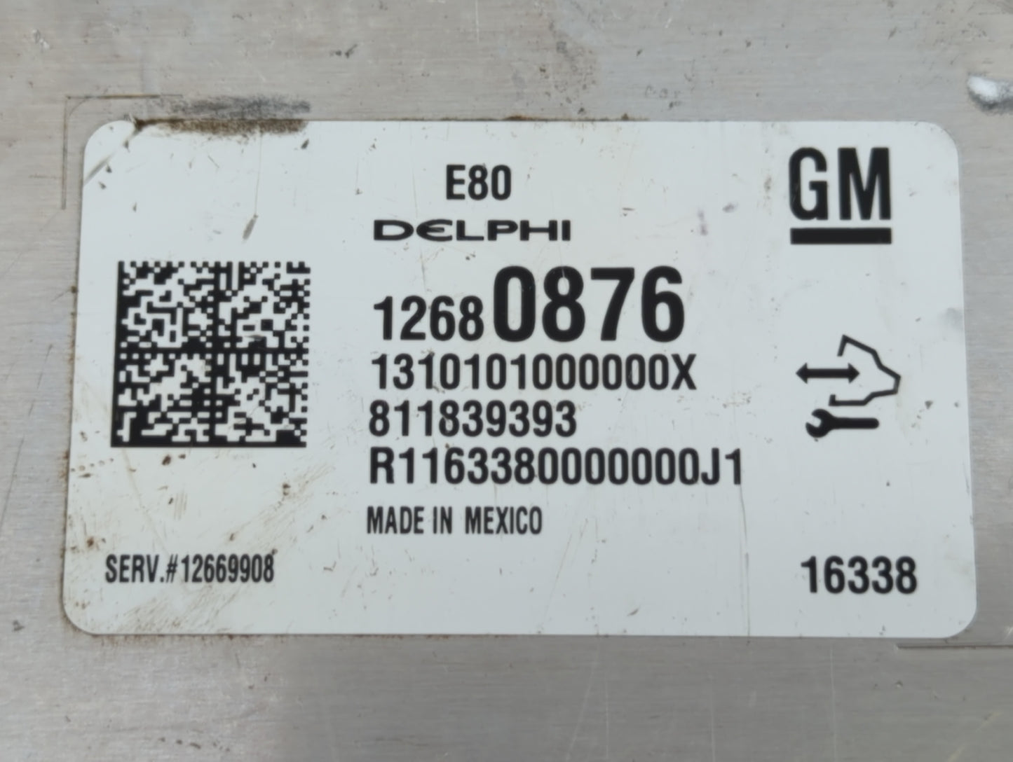 2017-2021 Chevrolet Malibu PCM Engine Control Computer ECU ECM PCU OEM P/N:12669908 12680876 Fits OEM Used Auto Parts - Oemu