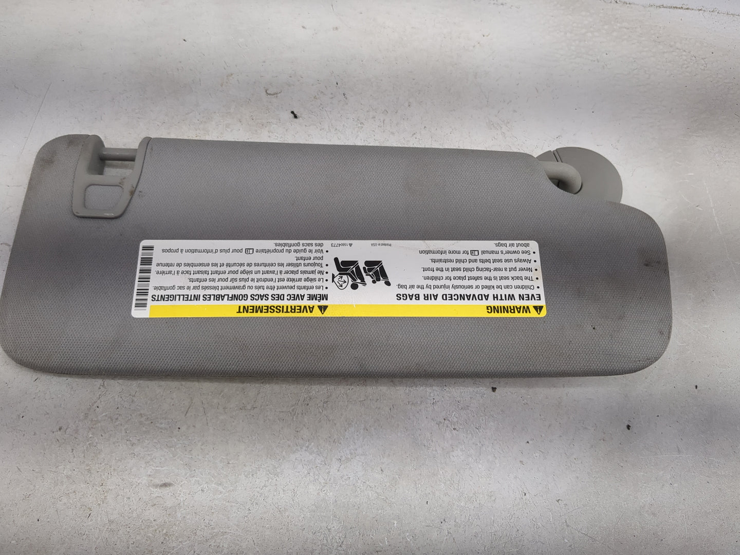 2016-2021 Chevrolet Malibu Sun Visor Shade Replacement Driver Left Mirror Fits Fits 2016 2017 2018 2019 2020 2021 OEM Used A