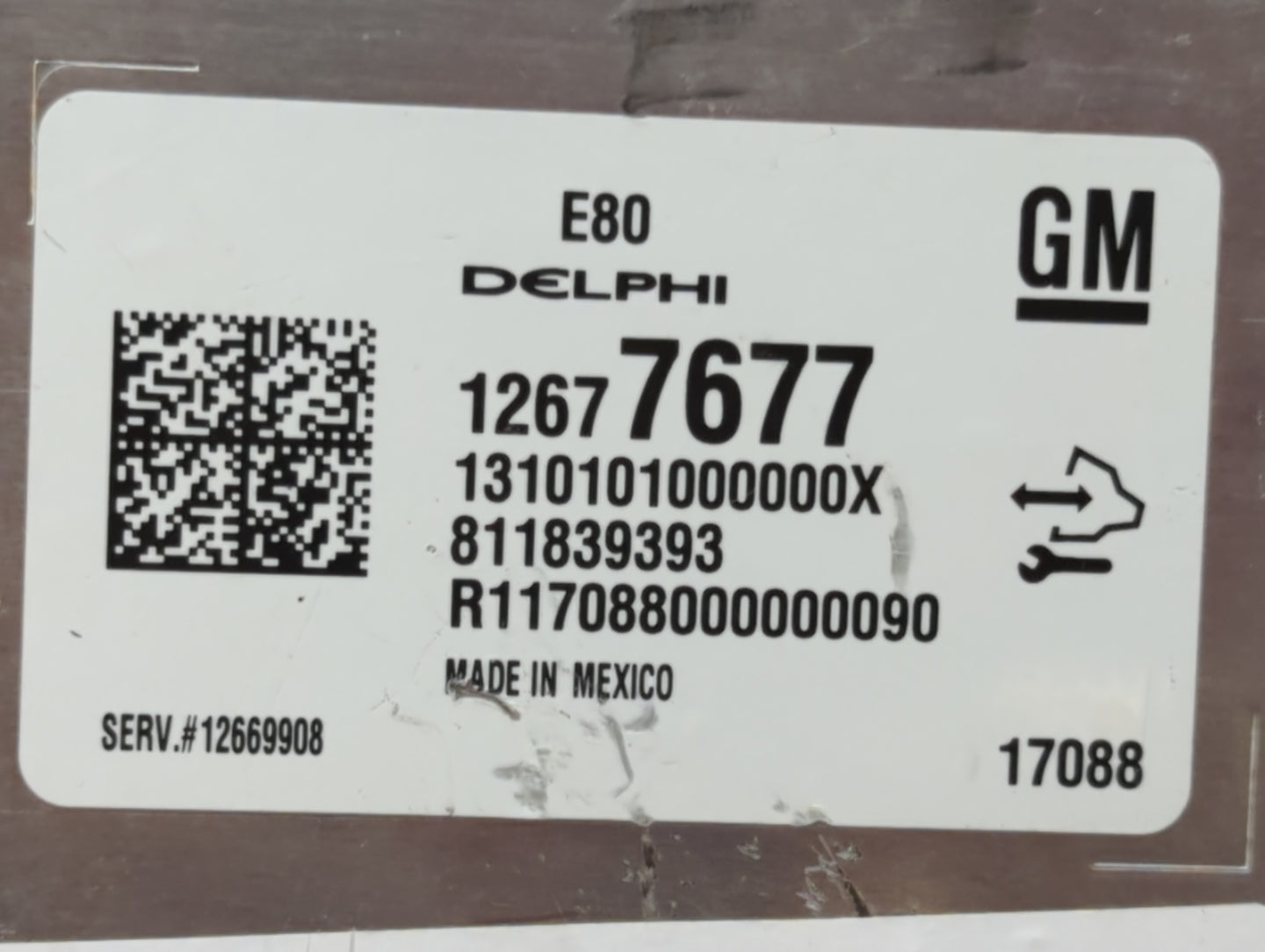2017-2021 Chevrolet Malibu PCM Engine Control Computer ECU ECM PCU OEM P/N:12677677 12680876 Fits OEM Used Auto Parts - Oemu