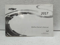 2017 Chevrolet Malibu Owners Manual Book Guide P/N:23461930 OEM Used Auto Parts - Oemusedautoparts1.com