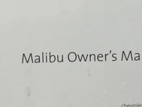 2017 Chevrolet Malibu Owners Manual Book Guide P/N:23461930 OEM Used Auto Parts - Oemusedautoparts1.com