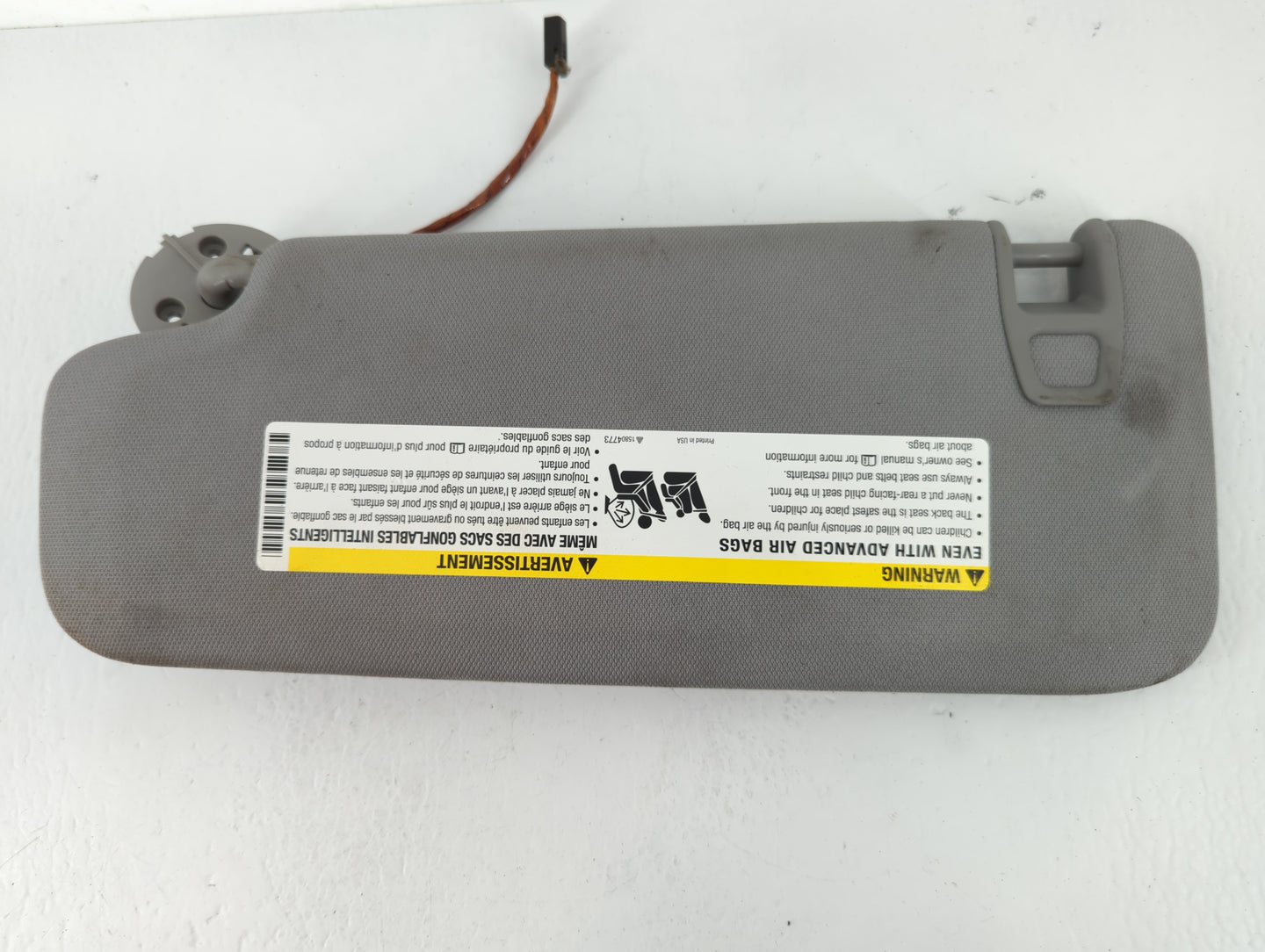 2016-2021 Chevrolet Malibu Sun Visor Shade Replacement Passenger Right Mirror Fits Fits 2016 2017 2018 2019 2020 2021 OEM Us