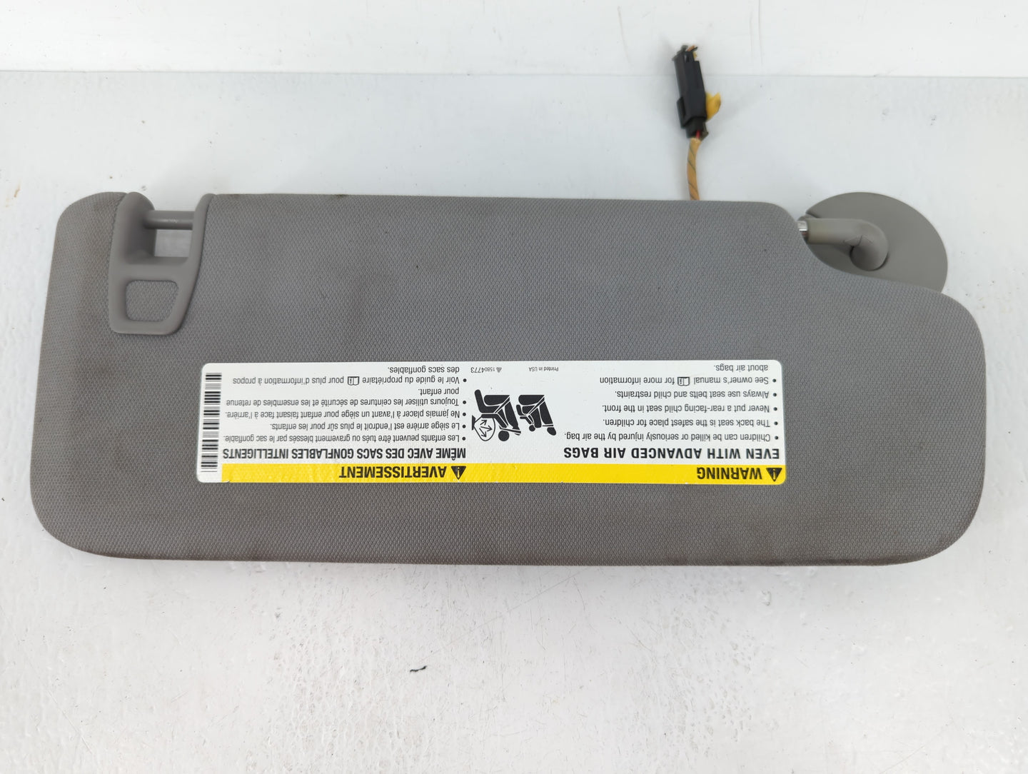 2016-2021 Chevrolet Malibu Sun Visor Shade Replacement Driver Left Mirror Fits Fits 2016 2017 2018 2019 2020 2021 OEM Used A