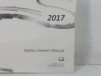 2017 Chevrolet Malibu Owners Manual Book Guide P/N:23461930 B OEM Used Auto Parts - Oemusedautoparts1.com