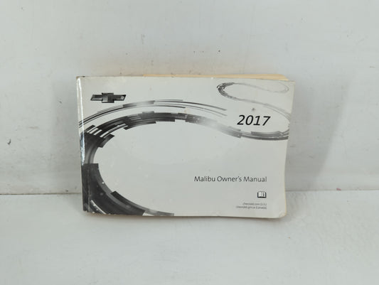 2017 Chevrolet Malibu Owners Manual Book Guide P/N:23461930 A OEM Used Auto Parts - Oemusedautoparts1.com