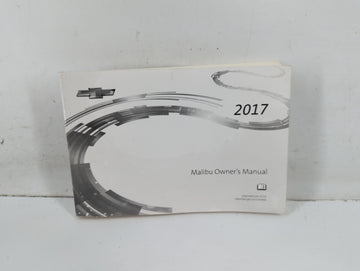 2017 Chevrolet Malibu Owners Manual Book Guide P/N:23461930 B OEM Used Auto Parts - Oemusedautoparts1.com