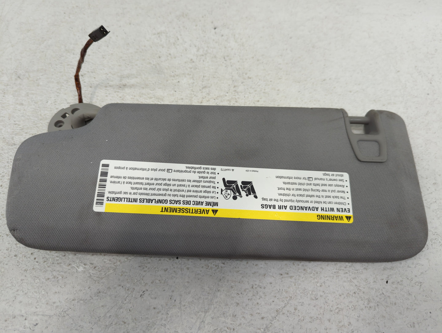 2016-2021 Chevrolet Malibu Sun Visor Shade Replacement Passenger Right Mirror Fits Fits 2016 2017 2018 2019 2020 2021 OEM Us