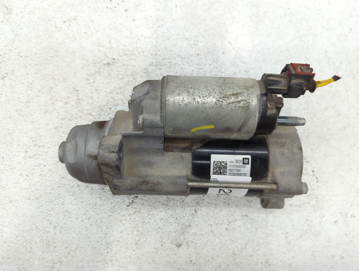 2017-2021 Chevrolet Malibu Car Starter Motor Solenoid OEM P/N:1267 3600 Fits Fits 2017 2018 2019 2020 2021 2022 OEM Used Aut