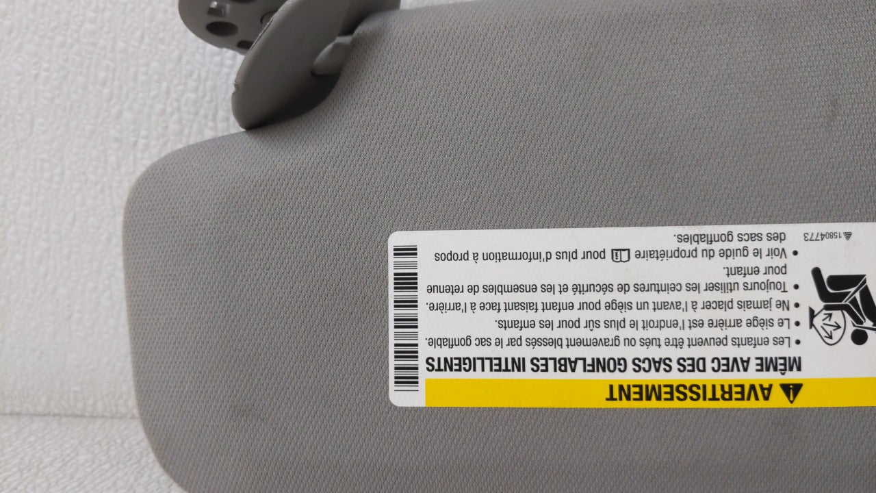 2017 Chevrolet Malibu Sun Visor Shade Replacement Passenger Right Mirror Fits Fits 2016 2018 2019 OEM Used Auto Parts - Oemu