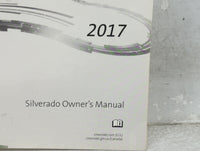 2017 Chevrolet Silverado Owners Manual Book Guide P/N:23476161 OEM Used Auto Parts - Oemusedautoparts1.com