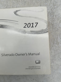 2017 Chevrolet Silverado Owners Manual Book Guide P/N:23476161 B OEM Used Auto Parts - Oemusedautoparts1.com