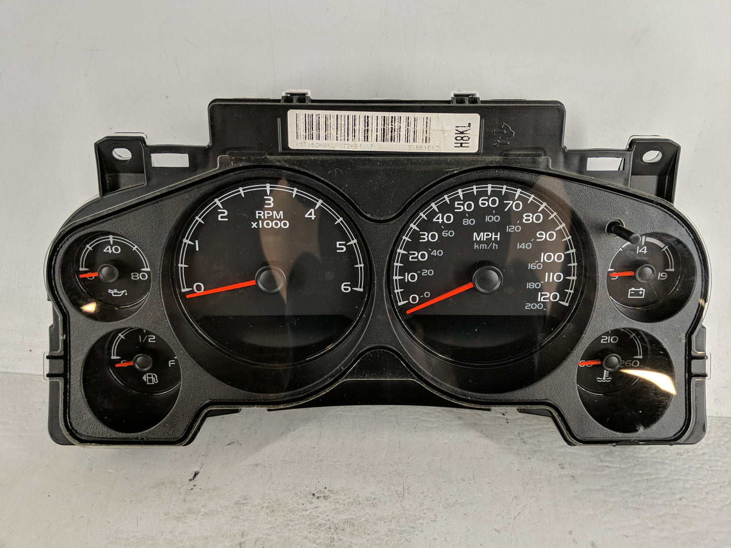 2017-2018 Chevrolet Silverado 1500 Instrument Cluster Speedometer Gauges P/N:28278980 Fits Fits 2016 2017 2018 OEM Used Auto