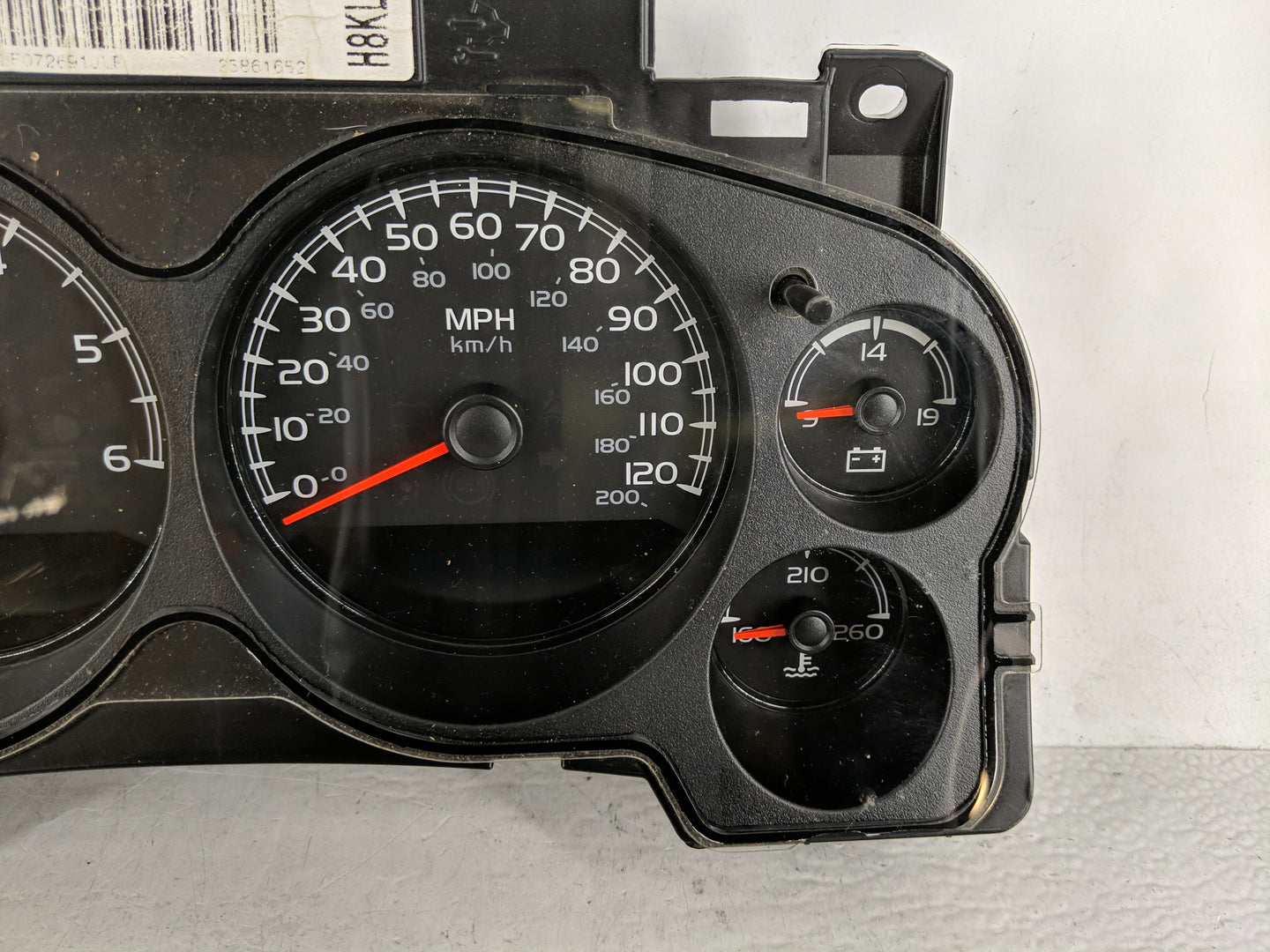 2017-2018 Chevrolet Silverado 1500 Instrument Cluster Speedometer Gauges P/N:28278980 Fits Fits 2016 2017 2018 OEM Used Auto
