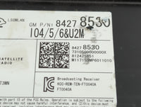 2017 Chevrolet Silverado 1500 Radio AM FM Cd Player Receiver Replacement P/N:84278530 Fits OEM Used Auto Parts - Oemusedauto