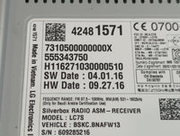 2017 Chevrolet Silverado 1500 Radio AM FM Cd Player Receiver Replacement P/N:42481571 Fits OEM Used Auto Parts - Oemusedauto