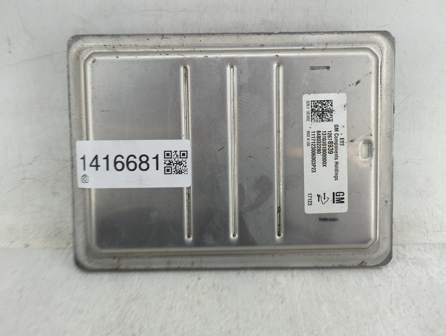 2016-2018 Chevrolet Silverado 1500 PCM Engine Control Computer ECU ECM PCU OEM P/N:12678939 Fits Fits 2016 2017 2018 OEM Use