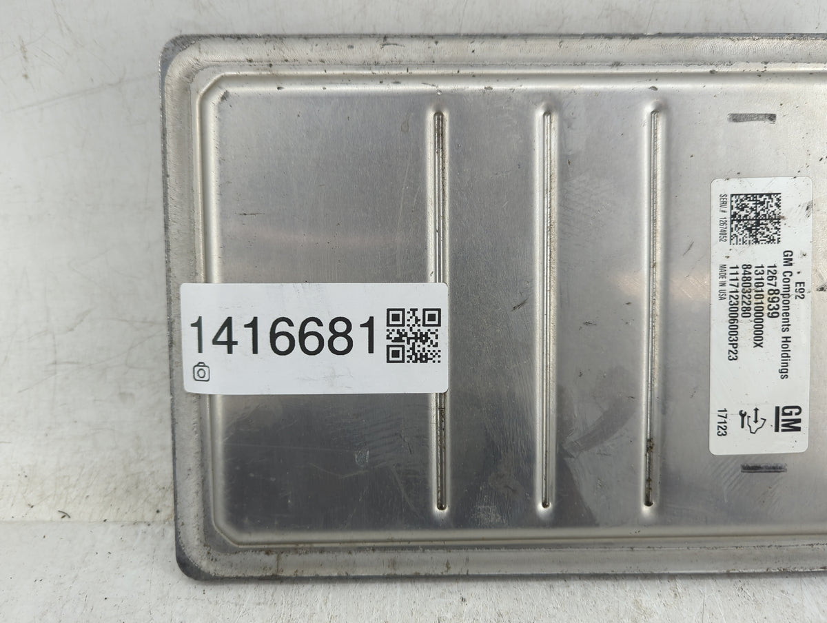 2016-2018 Chevrolet Silverado 1500 PCM Engine Control Computer ECU ECM PCU OEM P/N:12678939 Fits 2016 2017 2018 OEM Used Aut