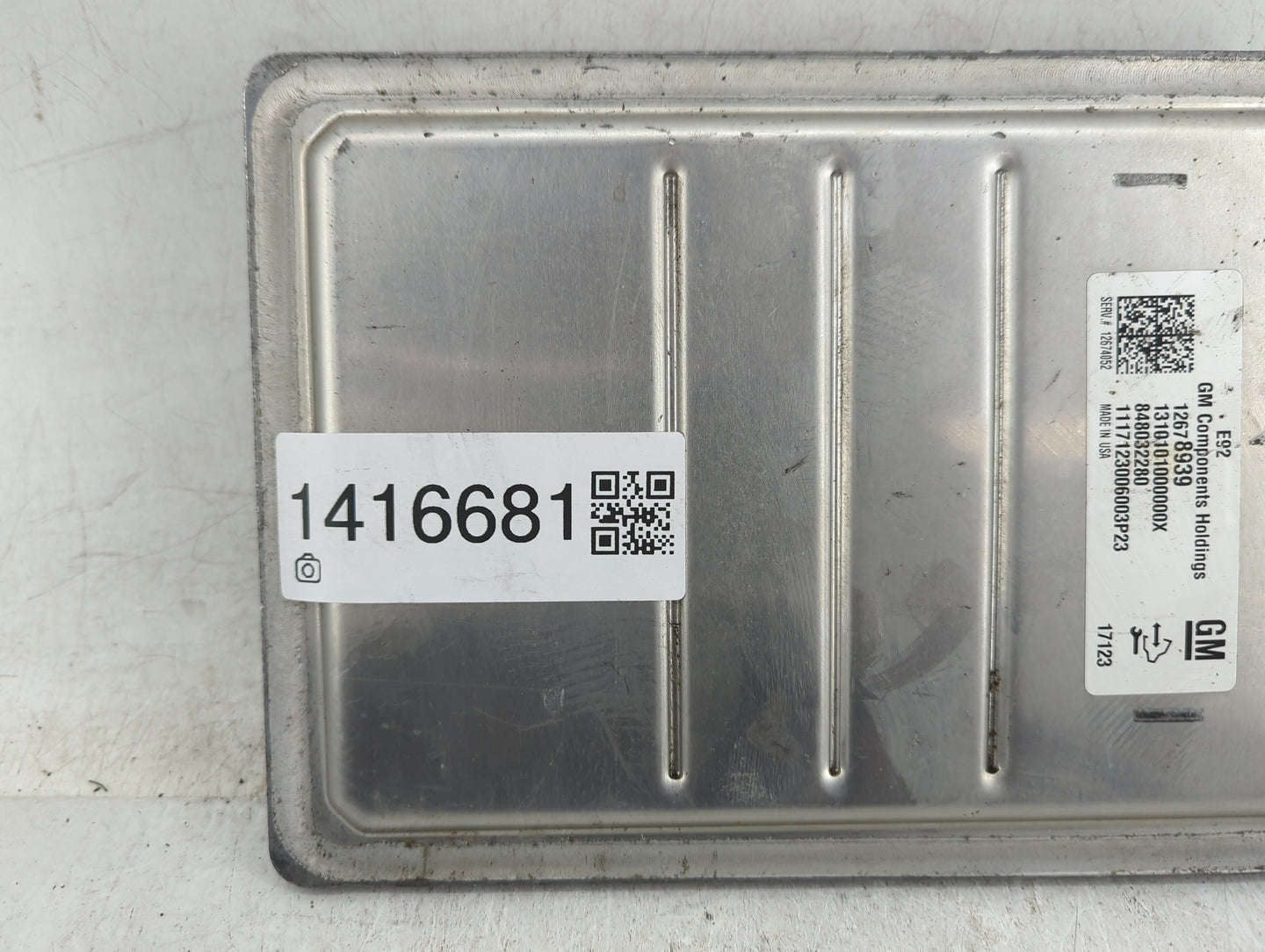 2016-2018 Chevrolet Silverado 1500 PCM Engine Control Computer ECU ECM PCU OEM P/N:12678939 Fits Fits 2016 2017 2018 OEM Use