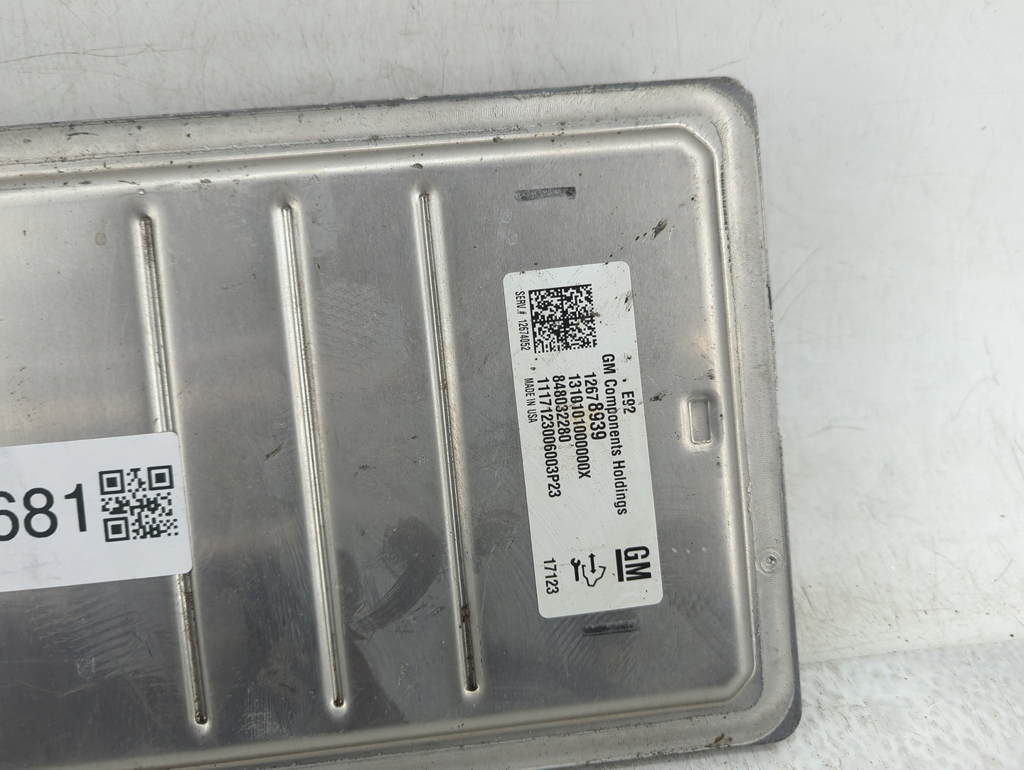 2016-2018 Chevrolet Silverado 1500 PCM Engine Control Computer ECU ECM PCU OEM P/N:12678939 Fits Fits 2016 2017 2018 OEM Use