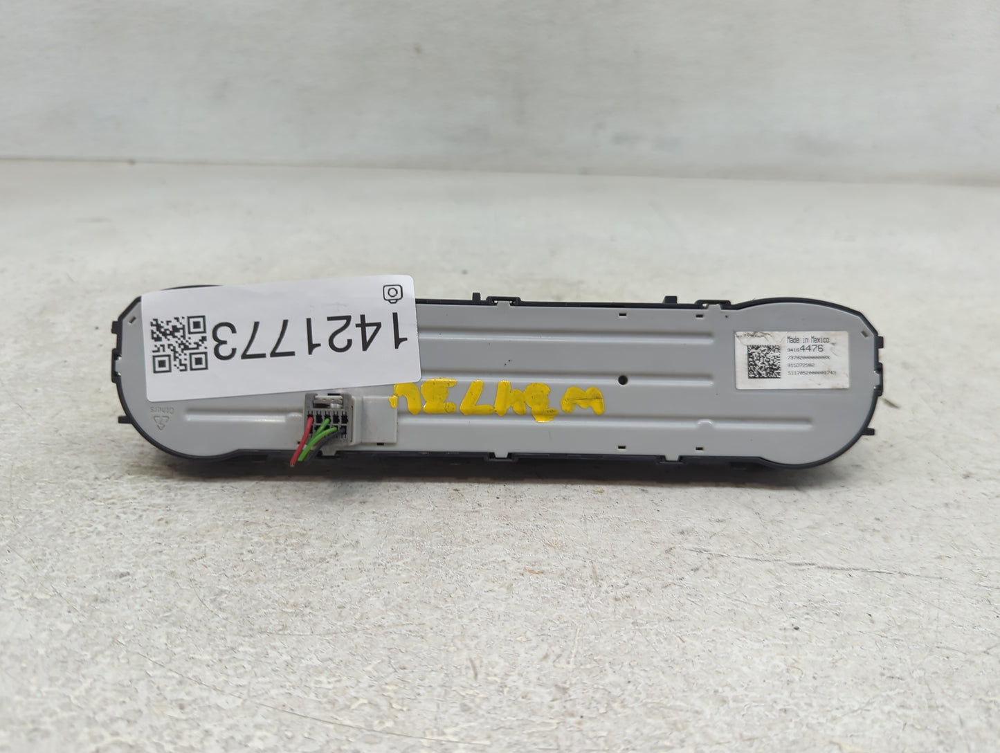 2014-2019 Chevrolet Silverado 1500 Climate Control Module Temperature AC/Heater Replacement P/N:84164476 Fits OEM Used Auto 
