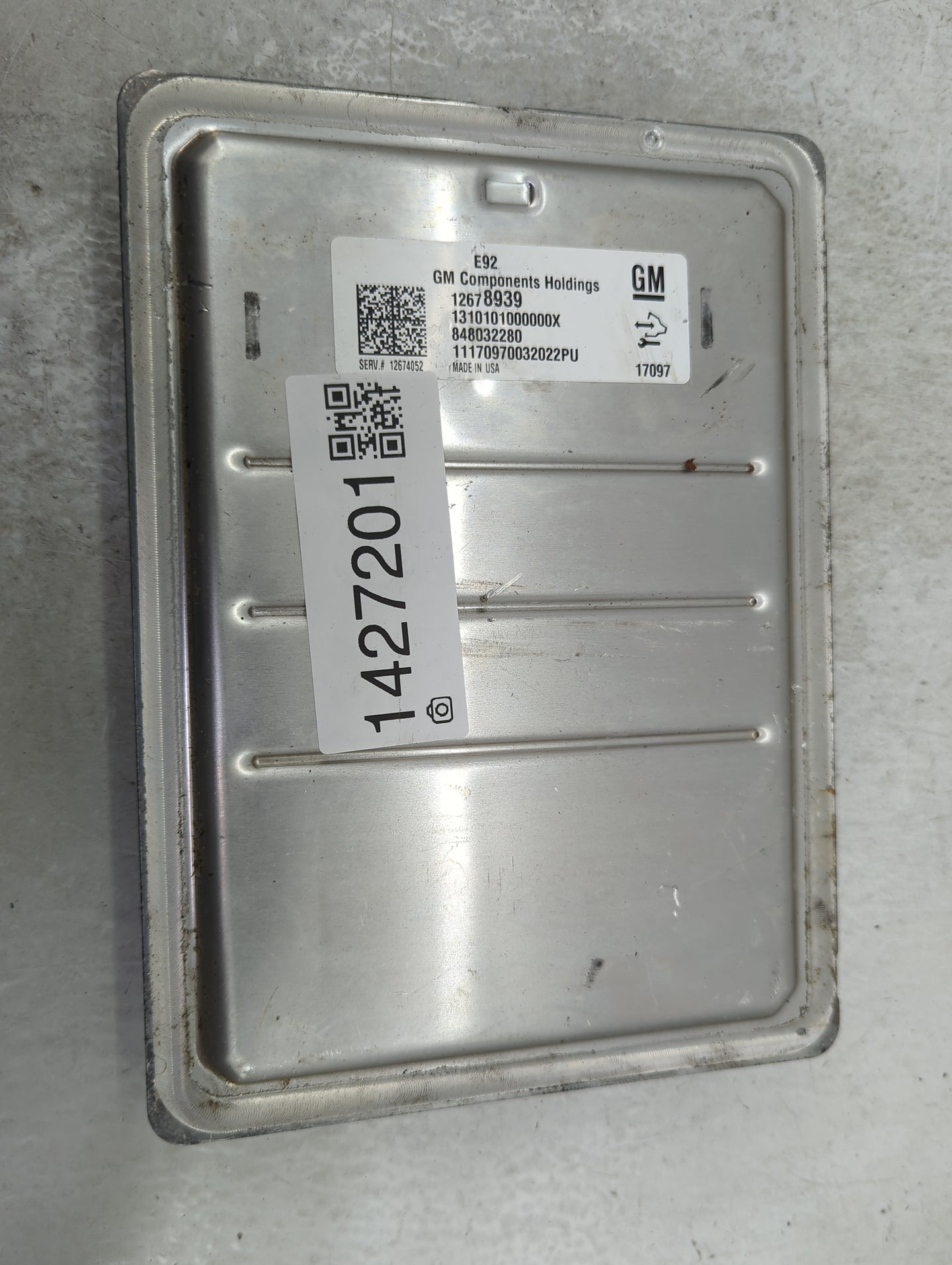 2016-2018 Chevrolet Silverado 1500 PCM Engine Control Computer ECU ECM PCU OEM P/N:848032280 12678939 Fits Fits 2016 2017 20
