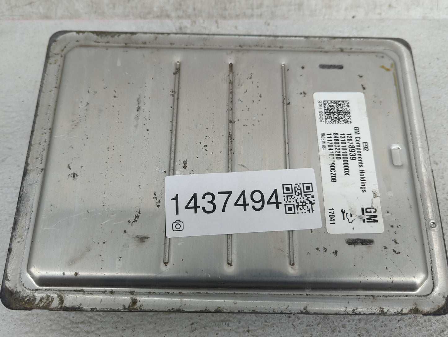 2016-2018 Chevrolet Silverado 1500 PCM Engine Control Computer ECU ECM PCU OEM P/N:12678939 12674052 Fits Fits 2016 2017 201